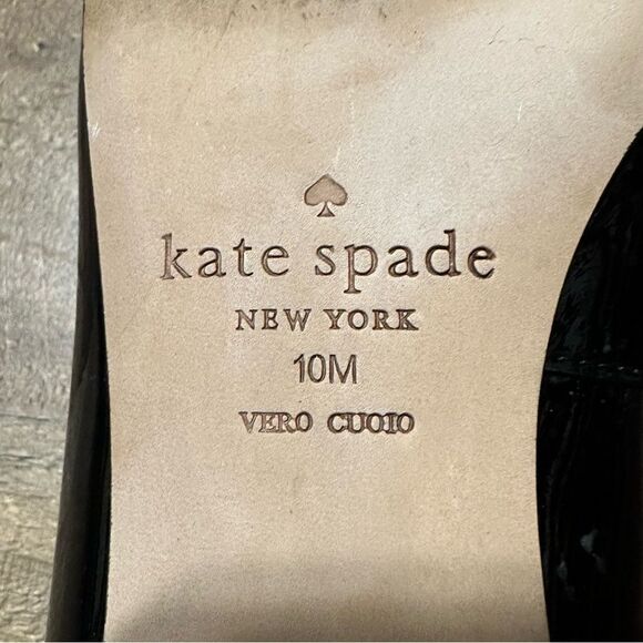 Kate Spade ‘Anastasia’ Glitter Block Heel Pumps - Picture 6 of 7